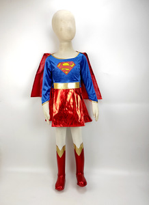 Costume d'Halloween <span class=keywords><strong>Supergirl</strong></span> pour filles comprenant une robe et une cape - Product Image 5
