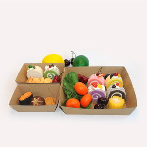 Eco-vriendelijke waterdichte rechthoekige hamburgerdozen van voedselveilige kwaliteit met goudfolie UV/hete stamping matte laminatie vierkleuren bedrukking voor snacks - Product Image 2