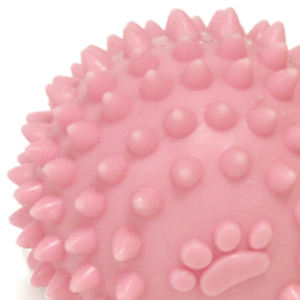 Jouet interactif pour chien en caoutchouc naturel, balle de 6 cm, écologique et luxueuse, pour l'intérieur et l'extérieur, emballée dans un sac - Product Image 2