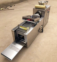 Machine à fabriquer des nouilles Pho en acier inoxydable, machine à nouilles plates fraîches Ho Fun, machine à nouilles de riz Shirataki, capacité de 60 kg/h