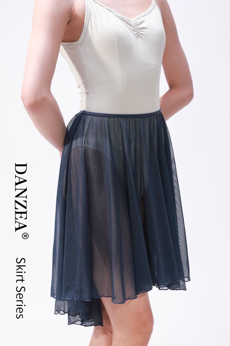 Vestido de corte entallado [rong zan blue]