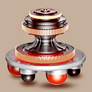 <span class=keywords><strong>B2B</strong></span> vente en gros Bian Stone masseur abdominal avec chauffage électrique Moxa thérapie et Modes à 2 vitesses pour application corporelle - Product Image 4