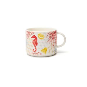 Tazza in Ceramica Excelsa, Porcellana Corallo 50 Cl, Design Multicolore Vita Marina - Product Image 1