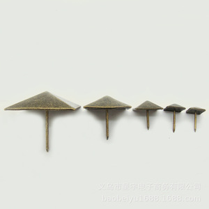 Remaches Cuadrados de Bronce Antiguo 12x18mm 14x20mm 19x20mm 30x30mm 40x40mm, Herrajes Decorativos para Muebles, Estilo Industrial - Product Image 5