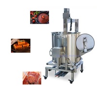 Grande machine d'ébullition de gaz de confiture de sucre inclinable de gaz/GPL avec le mélangeur 500 L casserole de bouilloire revêtue électrique de vapeur pour la cuisson