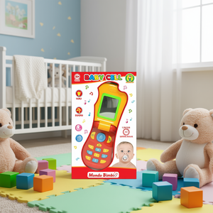 Mondo Bimbi Teléfono de juguete para bebés 21x13cm con luces y sonidos para niños mayores de 12 meses - Product Image 3