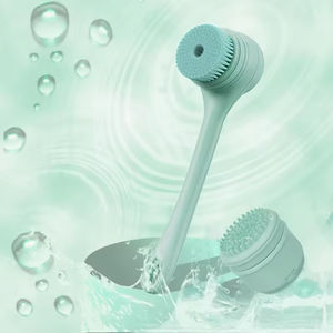 Brosse nettoyante électrique pour le visage en silicone ultra-étanche, machine de nettoyage pour le bain, massage par ondes ultrasoniques pour usage domestique - Product Image 2
