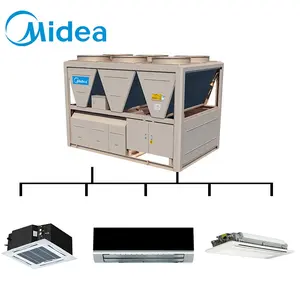 Midea Reliable oil system 330kw Heat pump Low Price R410a system Commercial Building Air Cooled Scroll Chiller
