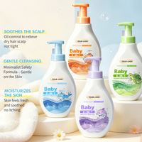 Produits de soin pour bébés en gros, gel douche et shampoing pour enfants 2 en 1, formule biologique, hydratant, nourrissant, produits de soin de la peau