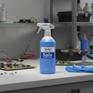 Itidet Private Label Solv 12x400 ml Spray – Dissolvant Diélectrique pour Nettoyage de Graisse et Saleté sur Composants Électriques et Électroniques - Product Image 3