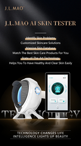 Specchio Magico Intelligente con Analisi della Pelle AI, Rilevatore di Spettro UV e Umidità, Macchina per Analisi della Pelle del Viso da Tavolo, Spina AU/US, LED - Product Image 6