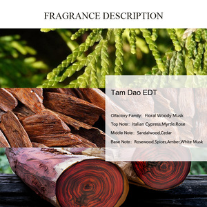 AROMA unico <span class=keywords><strong>Tam</strong></span> <span class=keywords><strong>Dao</strong></span> EDT profumo olio ad alta concentrazione di profumi di muschio legnoso oli all'ingrosso olio di fragranza di cipresso di lunga durata - Product Image 2