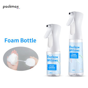 Botella de espuma de poliéster plástico de 200ml 300ml, botella vacía con bomba de espuma para limpieza de aceite doméstico. - Product Image 4