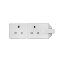 Stopkontak Ekstensi PM 13A dengan 2 Outlet, Kabel Tembaga, 250V, untuk Penggunaan Rumah Tangga
