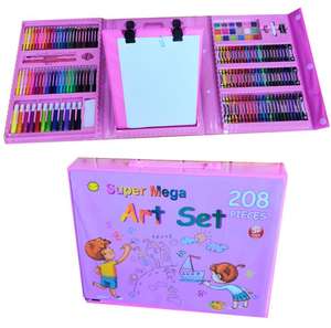 Ensemble de dessin et de peinture portable pour artistes avec étui, cadeau pour la fête des enfants - Product Image 6