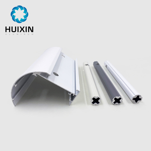 Trang trí nhôm <span class=keywords><strong>Zebra</strong></span> Rèm vật liệu nhôm con lăn đường sắt ống hồ sơ - Product Image 6