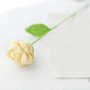 Roses au crochet faites à <span class=keywords><strong>la</strong></span> main, fleurs artificielles tricotées, lot de fleurs, cadeau du Nouvel An ou de <span class=keywords><strong>la</strong></span> Saint-Valentin pour les enseignants, les amis, les mamans - Product Image 2