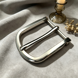 Hebilla de Cinturón Automática de Aleación de Zinc con Superficie Lisa, Sin Níquel, Tamaño Personalizado, para Oficina, Hombre, Fabricante OEM ODM - Product Image 1