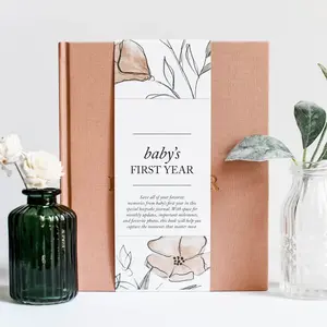 उच्च गुणवत्ता ए 5 कस्टम हार्डबैक बेबी एल्बम सर्पिल मील का पत्थर रखना बच्चे के स्मृति बॉक्स का जश्न मनाने के लिए पत्रिका - Product Image 6