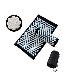 Hot Selling <span class=keywords><strong>Acupressure</strong></span> <span class=keywords><strong>Mat</strong></span> En Kussen Shakti Therapie Acupressuur Voet Acupressuur Verlichten Stress Rugpijn Pijn Spike <span class=keywords><strong>Mat</strong></span> - Product Image 4