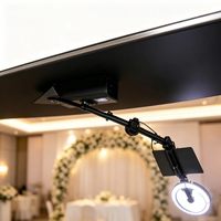 YPT Photomaton automatique 360° en alliage d'aluminium avec éclairage LED lumineux, télécommande, impression instantanée, compatibilité multi-appareils