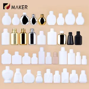 3ml 5ml 8ml 10ml 12ml 15ml OEM ODM Bouteille de colle vide pour extension de cils cosmétique en plastique PE-HD PE avec bouchon en aluminium