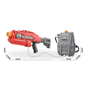Large Capacity 4000ML Outdoor Shooting Gun Games Electric Water Gun Automatic Water Fight Toys Backpack Water Gun