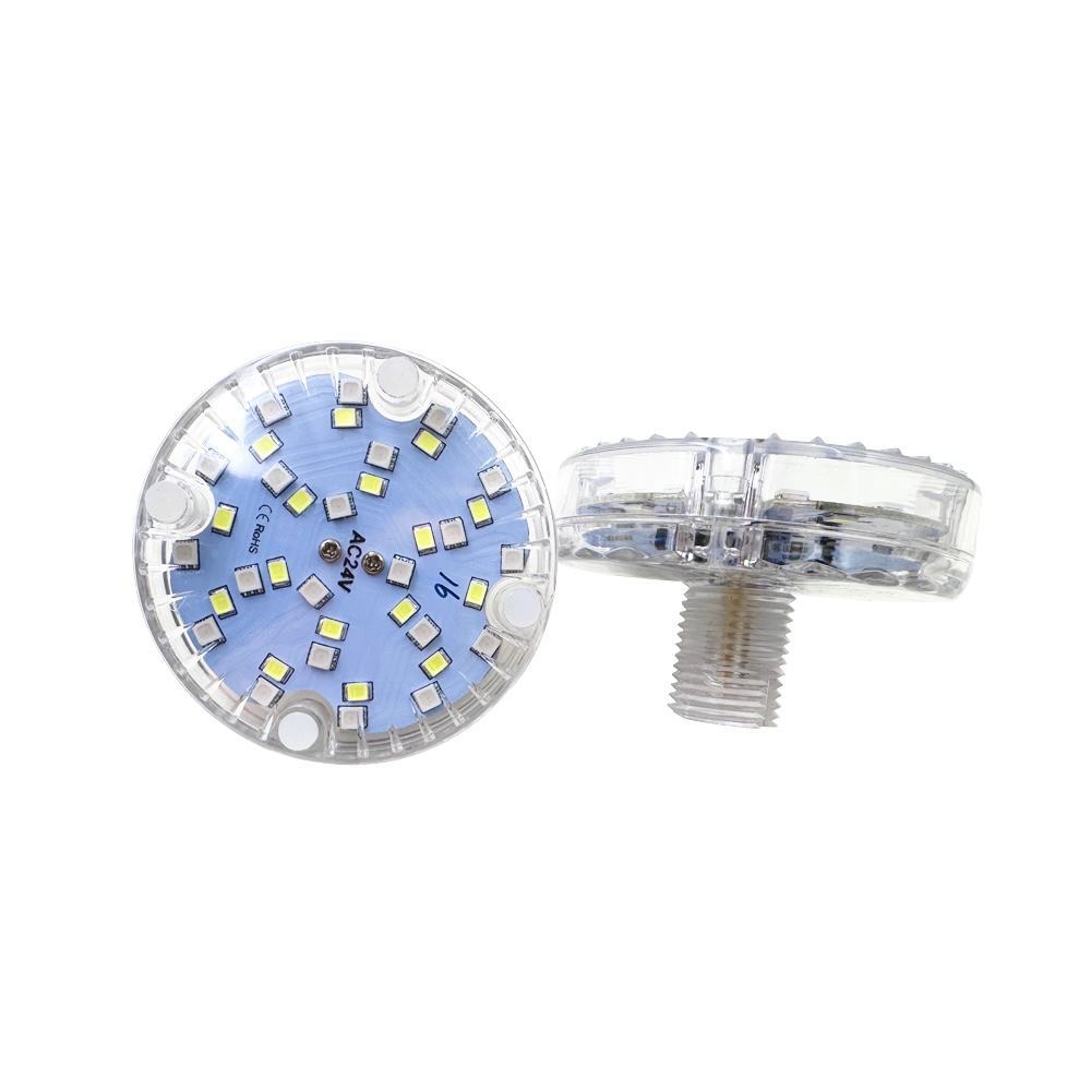 New Design 65mm 39leds Funfair Pixel Point Lights PC AC24V E14 RGBW Fairground Lights Automatic RGBW Carousel Lighting