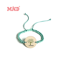 Événement RFID personnalisé Bracelet NFC Bracelet RFID Bracelet intelligent en bois Carte Bracelet tressé