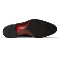 Chaussures de mariage haut de gamme faites à la main en cuir véritable respirant à lacets et à bout pointu pour affaires formelles