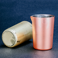 RTS Vente directe d'usine RTS Tasse à mélanger en acier inoxydable 304 Tasse à café ou à lait au design moderne pour cadeaux d'affaires