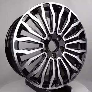 Jantes de voiture de tourisme 18x8 à 10 rayons haute résistance 5x112 ET38 noires usinées compatibles Mercedes pour V-Class Vito W447 - Product Image 2