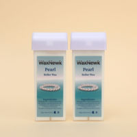 WaxNewK Cire dépilatoire professionnelle sans colophane en rouleau 100ml pour salon de beauté, cartouche de cire douce pour la peau