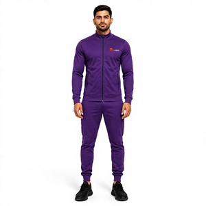 Men's Plus Size Casual Breathable Eco-Friendly Lightweight Performance Training Tracksuit Full Zip <b>Track</b> <b>Jacket</b> Tapered <b>Track</b> - Product Image 1