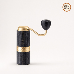 เครื่องบดกาแฟแบบแมนนวล OEM ODM พร้อมใบมีดเหล็ก 420, ปรับระดับได้แบบขั้นบันได และมือ<span class=keywords><strong>หมุน</strong></span>แบบพกพาสำหรับเอสเพรสโซและกาแฟดริป - Product Image 1