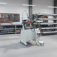 Machine de fraisage numérique de haute précision à deux axes pour profilés PVC UPVC, fabrication de fenêtres et de portes