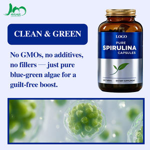 Complément alimentaire de haute qualité, étiquette privée, fournisseur de spiruline personnalisée, spiruline biologique nutritive en comprimés - Product Image 2