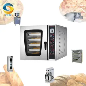 Bread Decorations Small Bakery Machinery Oven Bakery Electric Panels Guangzhou Rotary Bread Gas Tunnel Oven Bakery