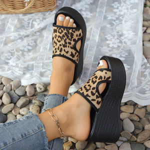 Sandalias de Plataforma para Mujer, Verano 2025, Estilo Europeo Americano, Tallas Grandes, Color Sólido, Modelo 9815 - Product Image 3