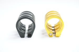 S-22 6061 Alloy SCS Collier de serrage 4 segments 4 boulons à verrouillage uniforme pour système de compression de trottinette freestyle YT Factory - Product Image 4