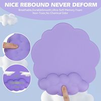 Repose-poignets pour accoudoir de bureau Repose-poignets pour clavier nuage, tapis de souris ergonomique avec support de poignet