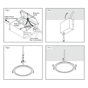 ETL Energy Star-panel de luz LED delgado con borde de 9W, luz de bajada de oblea con perfil bajo empotrado de 4 pulgadas regulable - Product Image 5