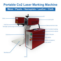 Galvo Machine de marquage laser CO2 Stylo en bois Machine à graver laser pour gobelet acrylique en bois 30W CO2 Engraver