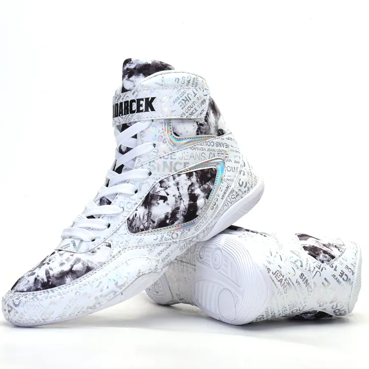 Power Punch Pro Club Mid-Cut Leather & Mesh Training Boxing Boots