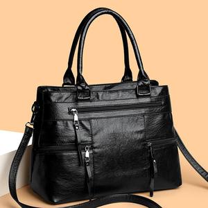 Nuevo Bolso de Mano Elegante de Gran Capacidad, Bolso de Hombro y Cruzado de Lujo, Bolsos de Mano de Cuero PU, Bolso Tote para Señoritas - Product Image 3