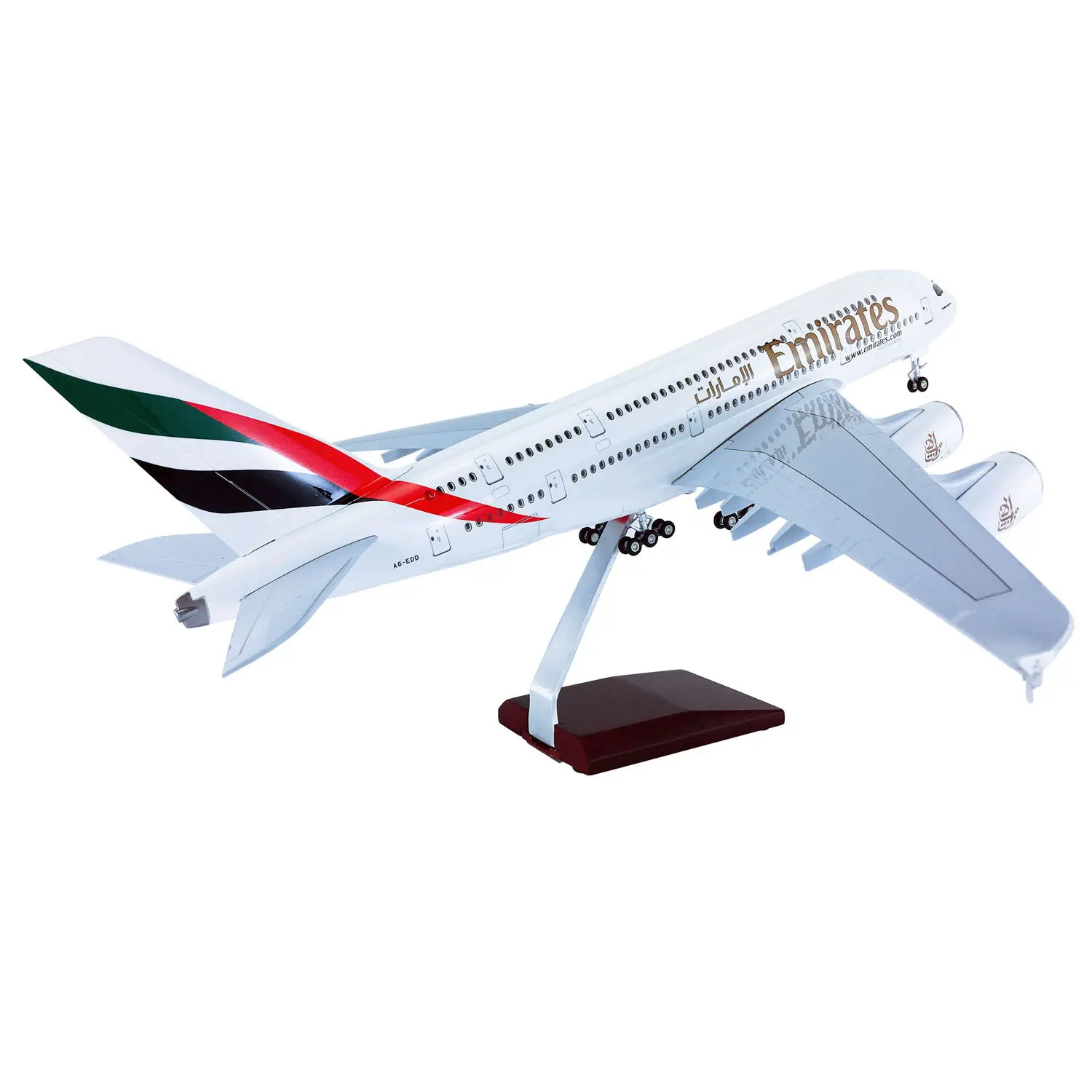 Модель самолета A380 из смолы с 1/160, 46 см