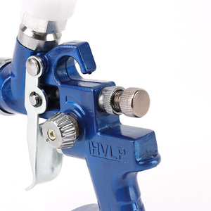 HVLP Mini Pneumatic Spray <strong>Gun</strong> with 0.8mm Nozzle 125ml Cup Stainless Steel Gravity Feed <strong>Air</strong> for Car Prime Spraying <strong>Wall</strong> <strong>Painting</strong> - Product Image 5