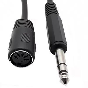 สายต่อขยายเสียงสเตอริโอ <span class=keywords><strong>MIDI</strong></span> Din 5 พิน ตัวเมีย เป็น Monoprice 6.35 มม. (1/4 นิ้ว) ตัวผู้ <span class=keywords><strong>TRS</strong></span> สำหรับคีย์บอร์ด <span class=keywords><strong>MIDI</strong></span> คุณภาพดีที่สุด ความยาว 30 ซม. - Product Image 3