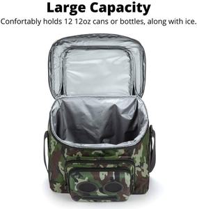 Bolsa térmica con logotipo personalizado 2024 con altavoces Bluetooth para fiestas/Festivales/barco/playa. Recargable, funciona - Product Image 2