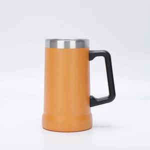 Jarra de Cerveza de Acero Inoxidable de 750 ml con Asa, Estilo Brasileño, Gran Capacidad, Doble Pared, Aislamiento al Vacío, Diseño Moderno, Antiderrames - Product Image 2